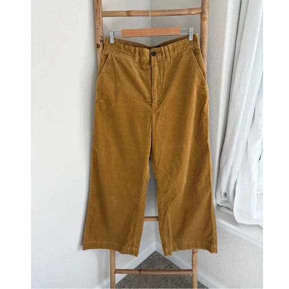 Polo Ralph Lauren Corduroy Wide-leg Cropped Pant - Picture 3 of 12